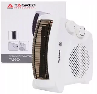 TAGRED 2000 W biely ventilátorový ohrievač